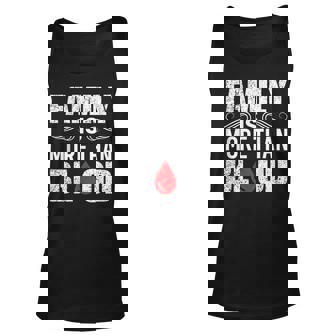 Family Is More Than Blood Adoption Love & T Design Unisex Tank Top - Thegiftio UK