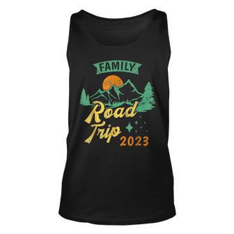 Family Road Trip 2023 Camping Crew Vacation Holiday Trip Camping Tank Top | Mazezy