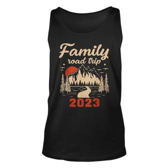 Family Road Trip 2023 Camping Crew Vacation Holiday Trip Vacation Tank Top | Mazezy CA