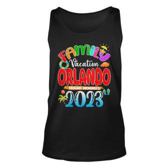 Family Vacation Orlando Trip 2023 Summer Making Memories Unisex Tank Top - Thegiftio UK