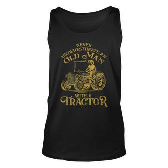 Farmer Farm Tractor Farming Truck Lovers Humor Outfit Tank Top | Mazezy