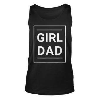 Father Of Girls Proud New Girl Dad Unisex Tank Top | Mazezy