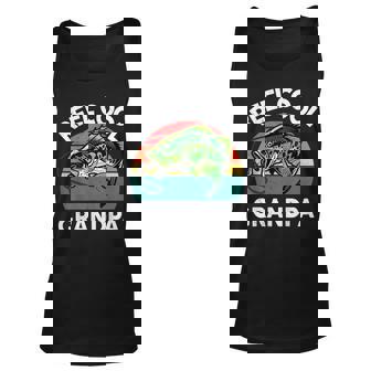 Fathers Day Gift Reel Cool Grandpa Dad Papa Pop-Pop Fishing Unisex Tank Top - THEGIFTIO