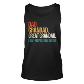 Fathers Day For Grandad Dad Grandad Great Grandad For Dad Tank Top | Mazezy