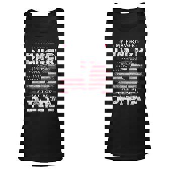 My Favorite Ballet Dancer Calls Me Papa Usa Flag Father Tank Top | Mazezy