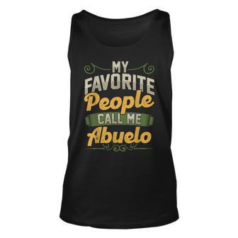 My Favorite People Call Me Abuelo Fathers Day Tank Top | Mazezy CA