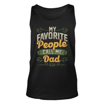 My Favorite People Call Me Dad Fathers Day Tank Top | Mazezy DE