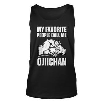 My Favorite People Call Me Ojichan Japanese Grandpa Grandpa Tank Top | Mazezy