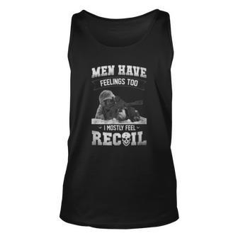 Have Feelings Too I Mostly Feel Recoil Veteran Pride Tank Top | Mazezy