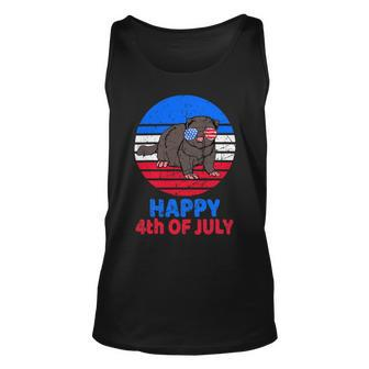 Ferret 4Th Of July For Ferret Lover Retro July 4Th Unisex Tank Top - Monsterry DE