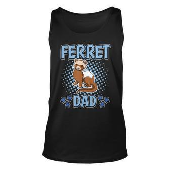 Ferret Dad Daddy Fathers Day Ferret For Dad Tank Top | Mazezy