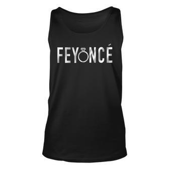 Feyoncé Bride To Be Silver Dimond Ring Unisex Tank Top - Monsterry AU