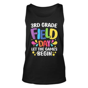 Field Day 2023 Students Field Day 3Rd Grade Let Games Begin Unisex Tank Top | Mazezy
