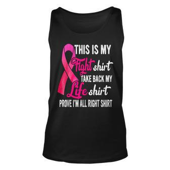 This Is My Fight Breast Cancer Awareness Pink Ribbon Tank Top | Mazezy
