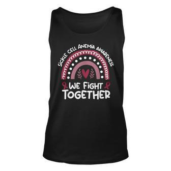 We Fight Together Sickle Cell Anemia Awareness Scd Tank Top - Thegiftio UK