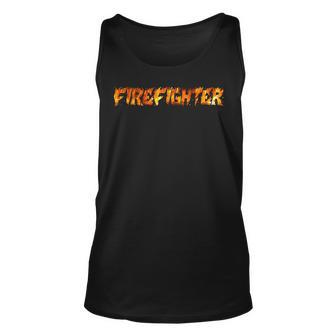 Firefighter Pride Courage Fire Chief Rescuers Fireman Tank Top | Mazezy CA