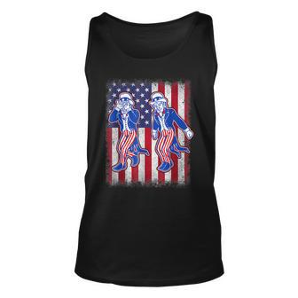 Firework Uncle Sam Griddy Dance 4Th Of July Independence Day Tank Top | Mazezy