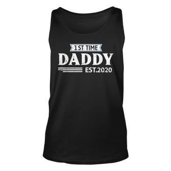 First Time Dad Est 2020 Best Husband To Be New Father Tank Top | Mazezy