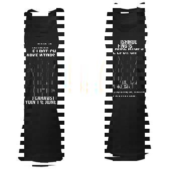 Fishing Rods Are Like Potato Chips Funny Fisherman Dad Unisex Tank Top - THEGIFTIO