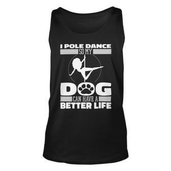 Fitness Dog Dancer Fit Pole Dancing Unisex Tank Top - Monsterry
