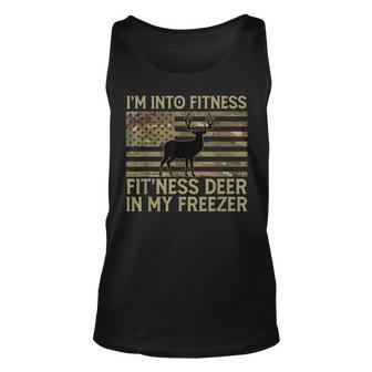 Into Fitness Fit’Ness Deer In My Freezer Camo Hunting Tank Top - Thegiftio UK