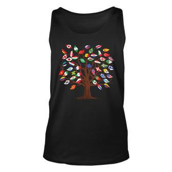 Flags Of Countries Of The World International Flag Tree Kid Tank Top | Mazezy