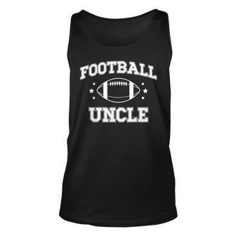 Football Uncle Cool Birthday Boy Funny Matching Family Unisex Tank Top | Mazezy