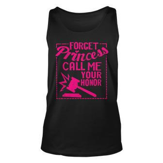 Forget Princess Call Me Your Honor Cool Judge Law Tank Top | Mazezy