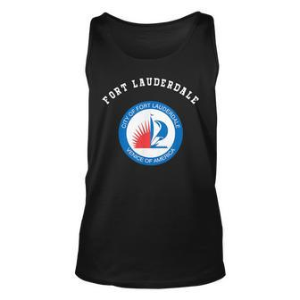 Fort Lauderdale Coat Of Arms Flag Pride National Souven Tank Top | Mazezy