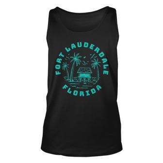 Fort Lauderdale Fl Florida City Lover Home Gift Graphic Unisex Tank Top | Mazezy