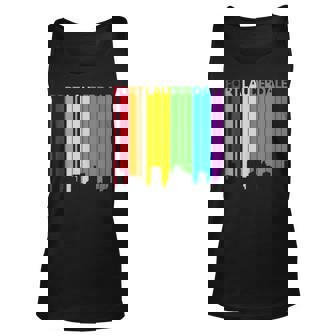 Fort Lauderdale Skyline Lgbt Pride Unisex Tank Top | Mazezy