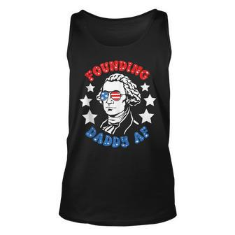 Founding Daddy Af Funny Father Day Unisex Tank Top | Mazezy