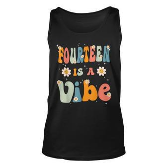 Fourn Is A Vibe 14Th Birthday Party 14 Year Old Kids Unisex Tank Top - Seseable