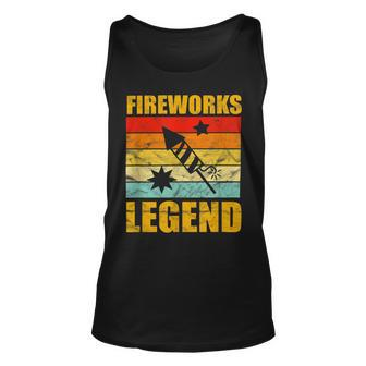Fourth Of July Fireworks Legend Funny Independence Day 1776 Unisex Tank Top - Monsterry DE