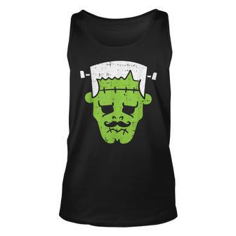 Frankenstein Lazy Halloween Costume Horror Movie Monster Halloween Costume Tank Top | Mazezy UK