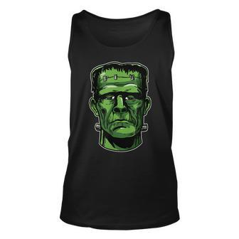 Frankenstein Monster Cartoon Horror Movie Monster Halloween Halloween Tank Top | Mazezy UK