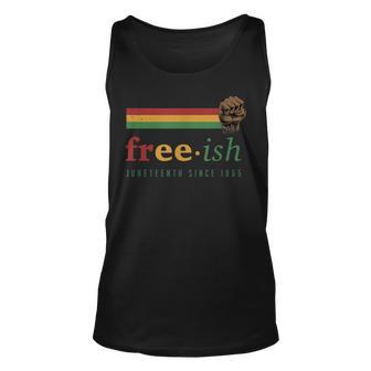 Free-Ish Since 1865 Junenth African American Junenth Unisex Tank Top - Thegiftio UK