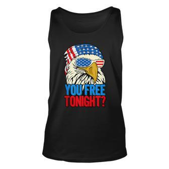 You Free Tonight Bald Eagle Mullet 4Th Of July Us Flag Retro Tank Top | Mazezy AU