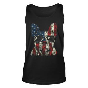 French Bulldog American Usa Flag 4Th Of July Frenchie Usa Tank Top | Mazezy