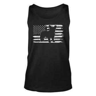 Frenchie 4Th Of July French Usa Flag Unisex Tank Top - Monsterry