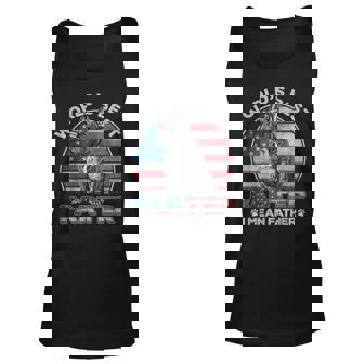 Frenchie World’S Best Farter I Mean Father Vintage Usa Flag Tank Top | Mazezy