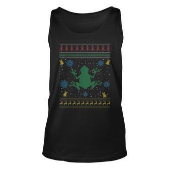 Frog Ugly Christmas Sweaters Tank Top - Monsterry