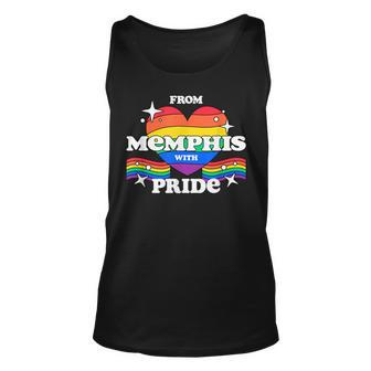 From Memphis With Pride Lgbtq Gay Lgbt Homosexual Unisex Tank Top | Mazezy