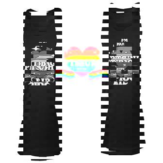 From Pittsburgh With Pride Lgbtq Gay Lgbt Homosexual Unisex Tank Top | Mazezy