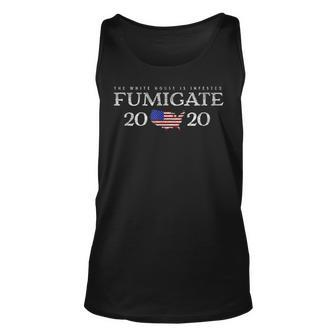 Fumigate 2020 White House Infested Trump Is A Rat Protest Gift For Women Unisex Tank Top - Thegiftio UK