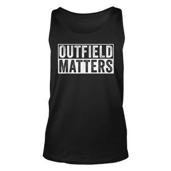 Baseball Outfield Matters For Outfielders Tank Top - Monsterry