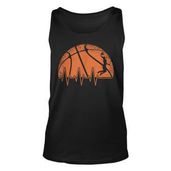 Basketball Heartbeat Basketball Player Tank Top - Seseable