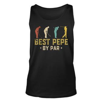 Funny Best Pepe By Par Fathers Day Gifts Golf Unisex Tank Top | Mazezy DE