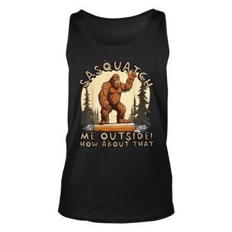 Funny Bigfoot Sasquatch Vintage Style Sasquatch Funny Gifts Unisex Tank Top | Mazezy