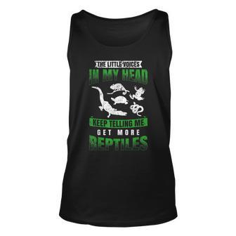 Funny Breeder Get More Reptiles Herping Reptile Unisex Tank Top - Thegiftio UK